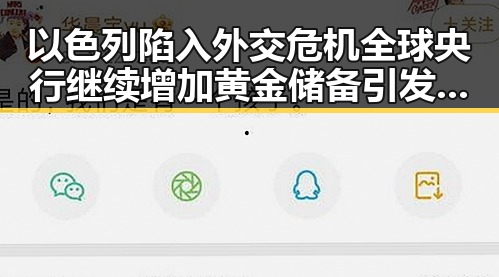 以色列陷入外交危机全球央行继续增加黄金储备引发明星八卦讨论