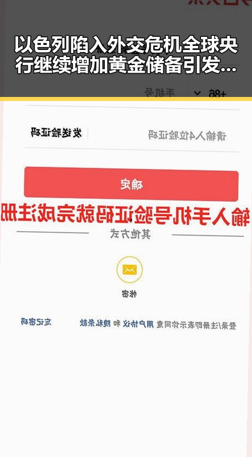 以色列陷入外交危机全球央行继续增加黄金储备引发明星八卦讨论