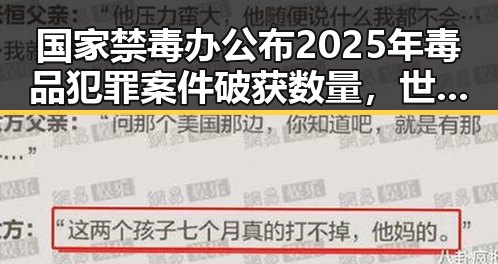 国家禁毒办公布2025年毒品犯罪案件破获数量,世界杯48队完成首秀乌龙引发热议