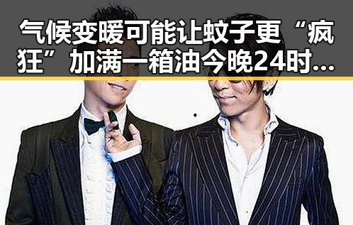 气候变暖可能让蚊子更“疯狂”加满一箱油今晚24时油价下调节省20元
